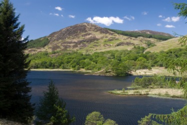 A view of a loch in Dumfries and Galloway. A view of a loch in Dumfries and Galloway.