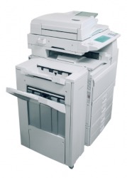 A duplicating machine. A duplicating machine.
