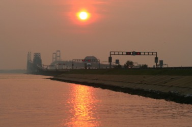 Sunset over the Eastern Shore. Sunset over the Eastern Shore.