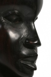 A statue made of ebony. A statue made of ebony.