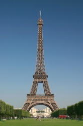 The Eiffel Tower in Paris. The Eiffel Tower in Paris.