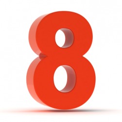 The number eight. The number eight.