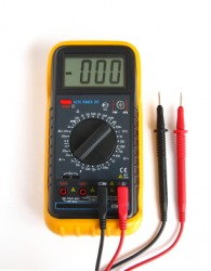 A digital electrometer. A digital electrometer.