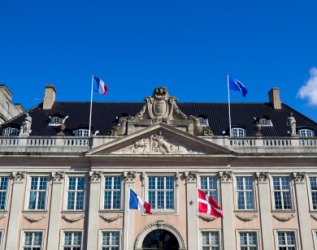 The French embassage, embassy, in Copenhagen. The French embassage, embassy, in Copenhagen.