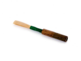 The embouchure of an oboe. The embouchure of an oboe.