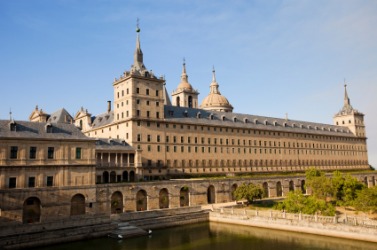 El Escorial in Madrid. El Escorial in Madrid.