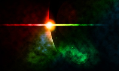 The event horizon of a black hole. The event horizon of a black hole.