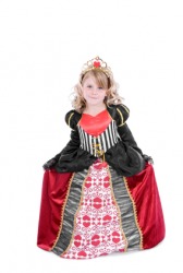 This child's fancy is that she is queen. This child's fancy is that she is queen.