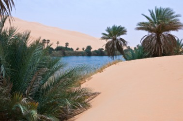 Fezzan region in Libya. Fezzan region in Libya.