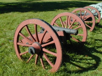 A field gun from the Revolutionary War. A field gun from the Revolutionary War.