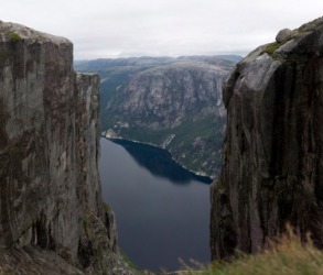 A fiord in Norway. A fiord in Norway.