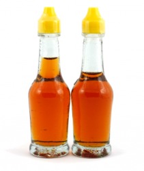 A couple bottles of fish sauce. A couple bottles of fish sauce.