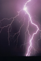 The flash of lightning. The flash of lightning.
