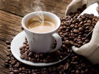 A flavorful cup of coffee. A flavorful cup of coffee.