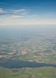 Aerial view of Flevoland. Aerial view of Flevoland.