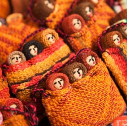 Peruvian folk art dolls. Peruvian folk art dolls.