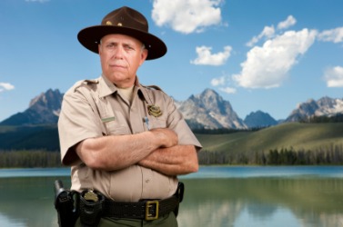 A forest ranger. A forest ranger.