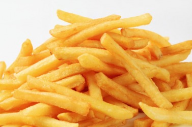 A pile of French fries. A pile of French fries.