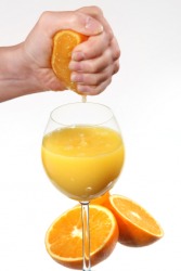 Fresh squeezed orange juice. Fresh squeezed orange juice.