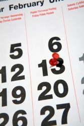 Friday the thirteenth. Friday the thirteenth.