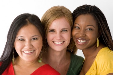 A group of gals. A group of gals.