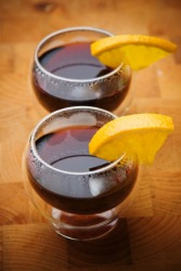 Two cups of glogg. Two cups of glogg.