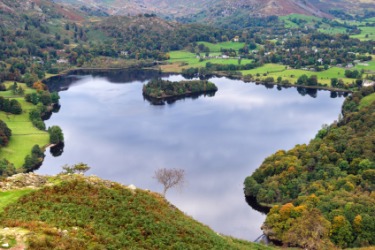 A view of Grasmere in Autumn. A view of Grasmere in Autumn.