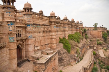 An old fort at Gwalior. An old fort at Gwalior.