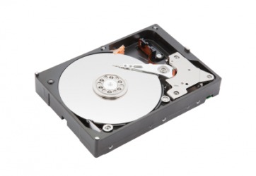 A computer hard drive. A computer hard drive.