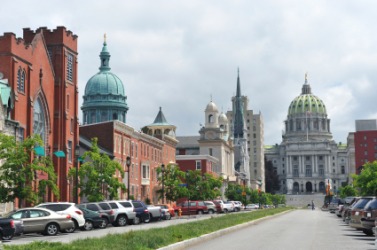 The city of Harrisburg. The city of Harrisburg.