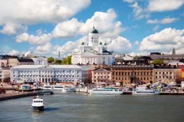 A sunny day in Helsinki. A sunny day in Helsinki.