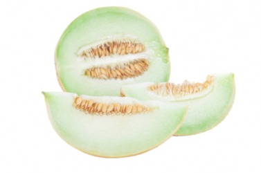Slices of honeydew melon. Slices of honeydew melon.