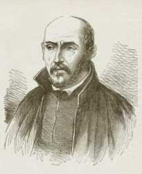A portrait of Ignatius of Loyola. A portrait of Ignatius of Loyola.