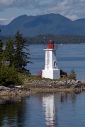 Lighthouse on the Inside Passage. Lighthouse on the Inside Passage.