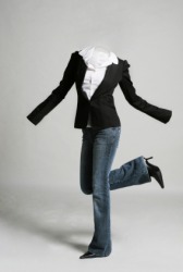 An invisible woman. An invisible woman.