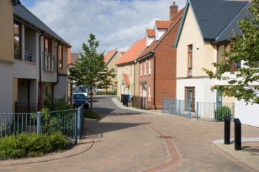 A residential street in Ipswich. A residential street in Ipswich.