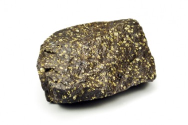 A piece of iron ore. A piece of iron ore.