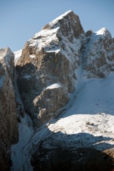 Snow covered peaks in the Julian Alps. Snow covered peaks in the Julian Alps.