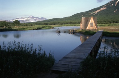 A cabin on the peninsula of Kamchatka. A cabin on the peninsula of Kamchatka.