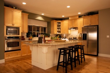 A well kempt kitchen. A well kempt kitchen.