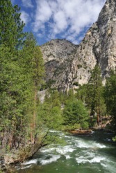 Kings River in California. Kings River in California.