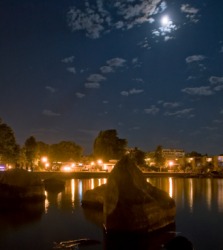 Moonlight over Kirkland. Moonlight over Kirkland.