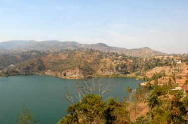 Lake Kivu on the Rwandan side. Lake Kivu on the Rwandan side.