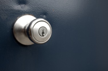 A door knob. A door knob.