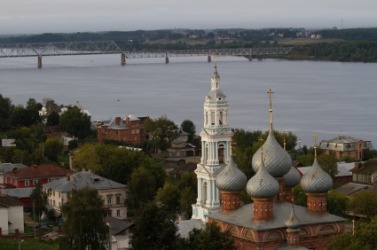 Rooftops of Kostroma. Rooftops of Kostroma.