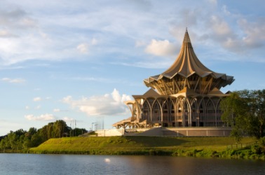 A government building in Kuching. A government building in Kuching.