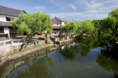 The old town of Kurashiki. The old town of Kurashiki.