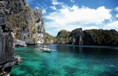 A beautiful lagoon. A beautiful lagoon.