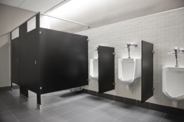 A public lavatory. A public lavatory.