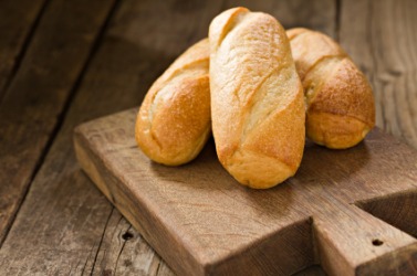 Three loaves of bread. Three loaves of bread.